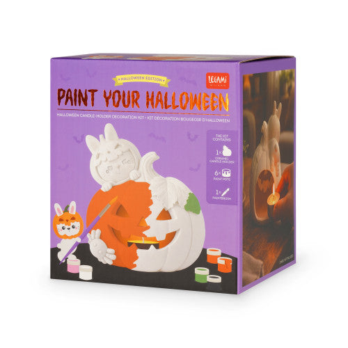 Legami Halloween 26 - Paint Your Halloween - Painting Decoration Kit - Bunny