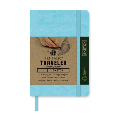 PTL-016162 Series | Pentalic® Traveler Pocket Journal 4" x 6"