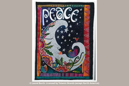 Paperblanks Peace Cotton Tote Bag – design detail