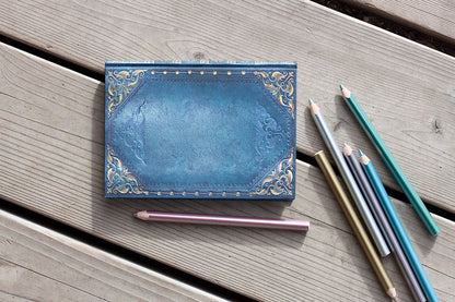 Paperblanks Peacock Punk Midi Hardback Journal – Lined, 144 Pages – design detail