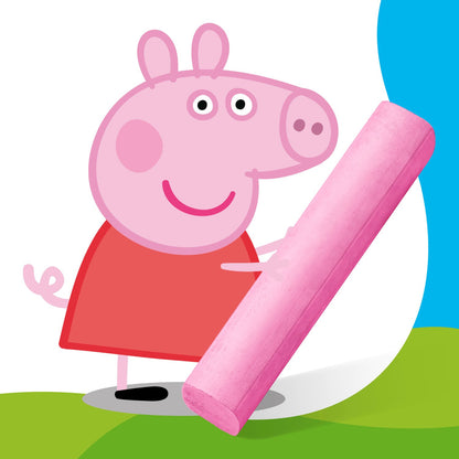 Staedtler Noris Junior x Peppa Pig Pavement Chalk – Pack of 6 Assorted Colours