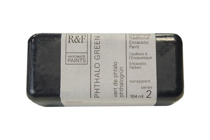R&F Encaustic Paint 104ml – Phthalo Green