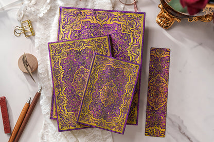Paperblanks Picaresque Ultra Hardback Journal – Plain, 144 Pages – design detail