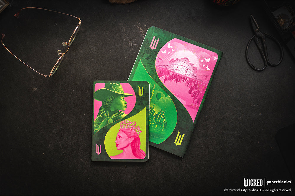 Paperblanks Pink Goes Good with Green A6 Cahier Notebook – Lined – design detail