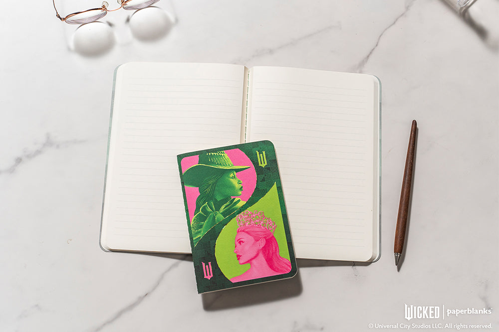 Paperblanks Pink Goes Good with Green A5 Cahier Notebook – Plain – design detail