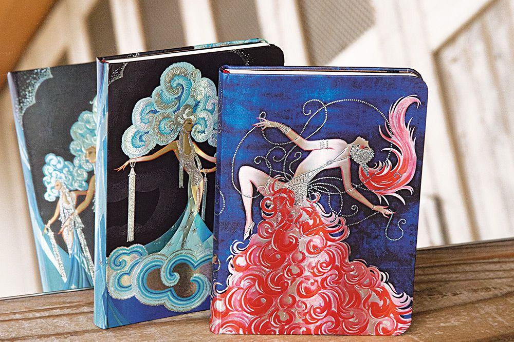 Paperblanks Plume Midi Hardback Journal – Lined, 176 Pages – design detail