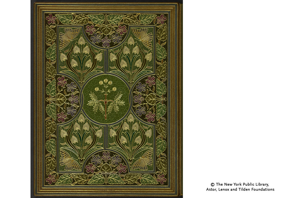 Paperblanks Poetry in Bloom Grande Hardback Sketchbook – 112 Pages – design detail