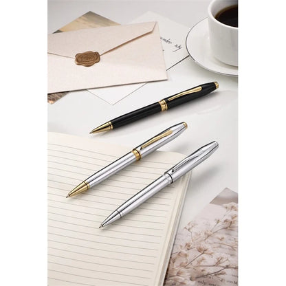 Cross Foundry Lacquer Black with Gold PVD Appointments - Ballpoint