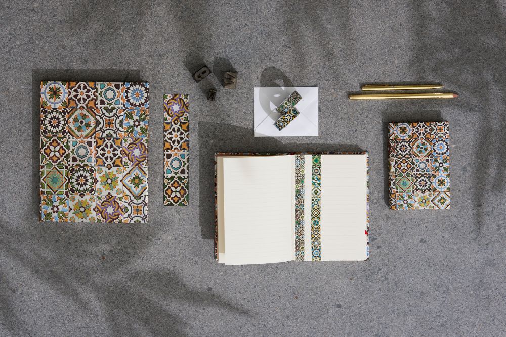 Paperblanks Porto Cotton Tote Bag – design detail