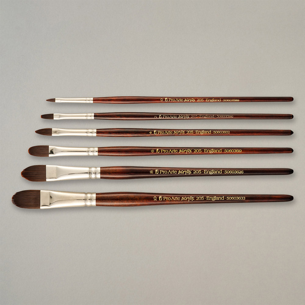 Pro Arte Acrylix Filbert Acrylic Brush