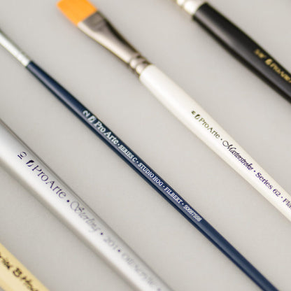 Pro Arte Series C Studio Hog Filbert Oil Brush
