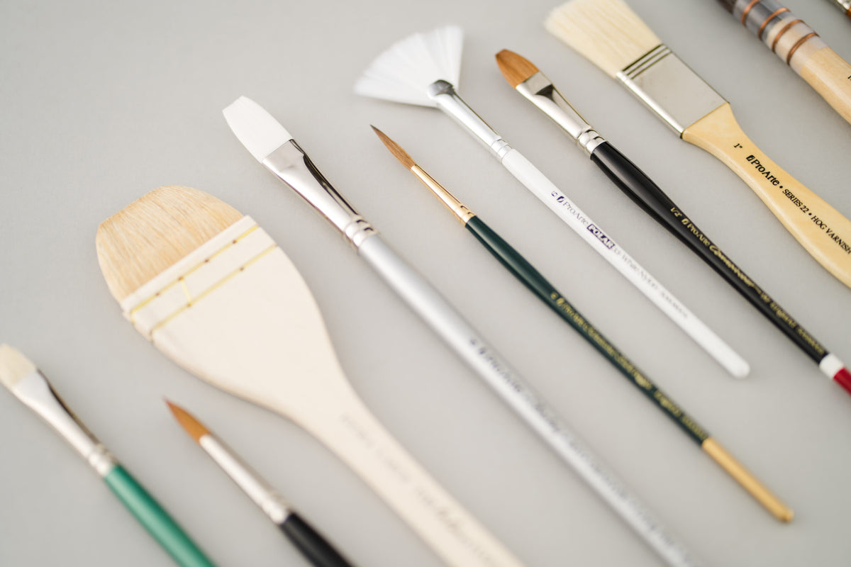 Pro Arte Sterling Acrylix Long Flat Oil & Acrylic Brush