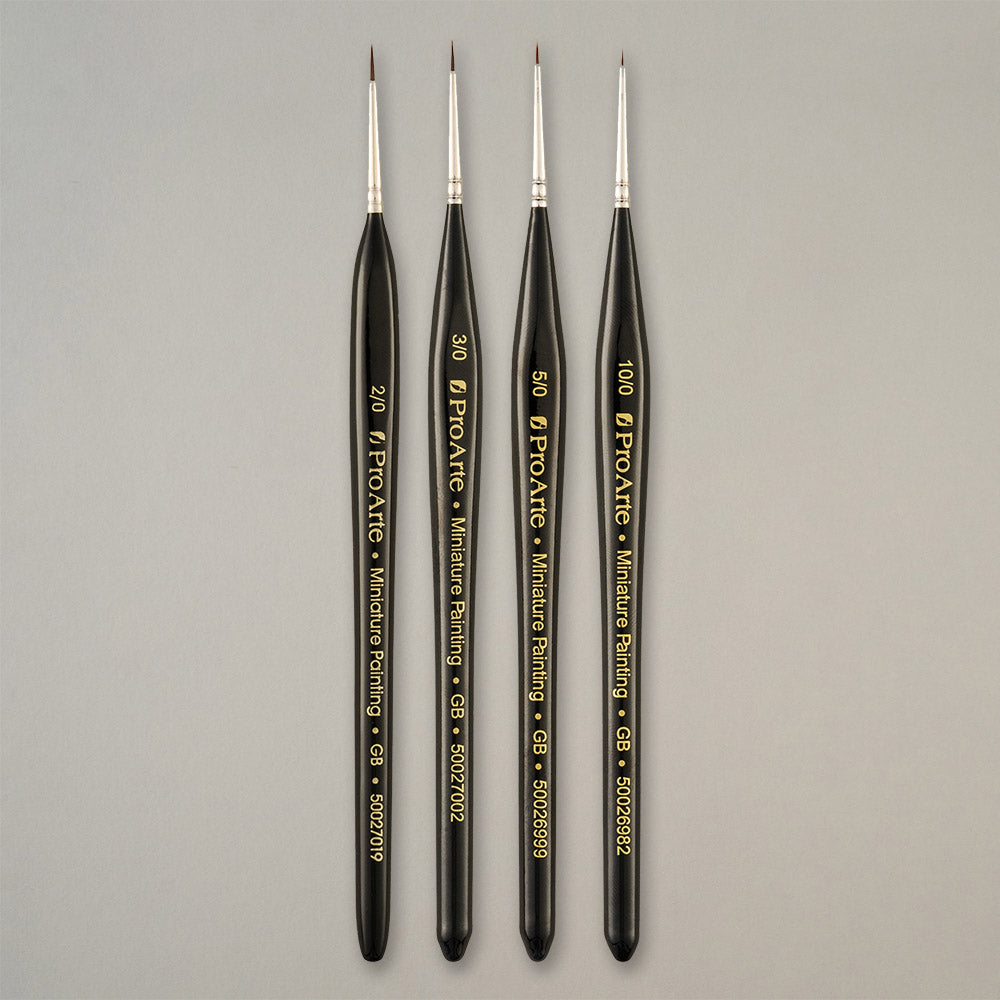 Pro Arte W12 Miniature Painting Brush Set in Wallet