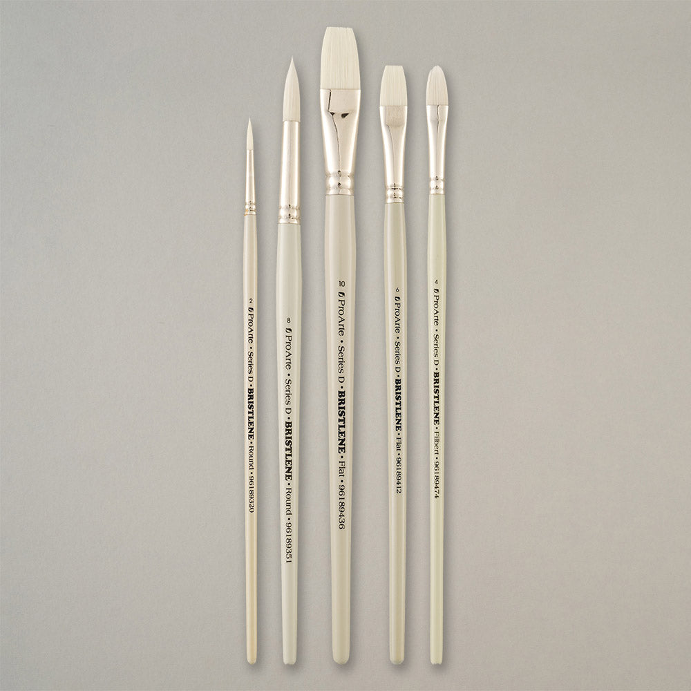Pro Arte W16 Bristlene Oil Brush Set in Wallet