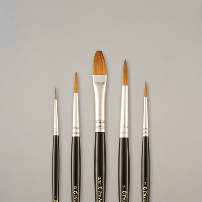Pro Arte W3 Prolene Watercolour Brush Set in Wallet