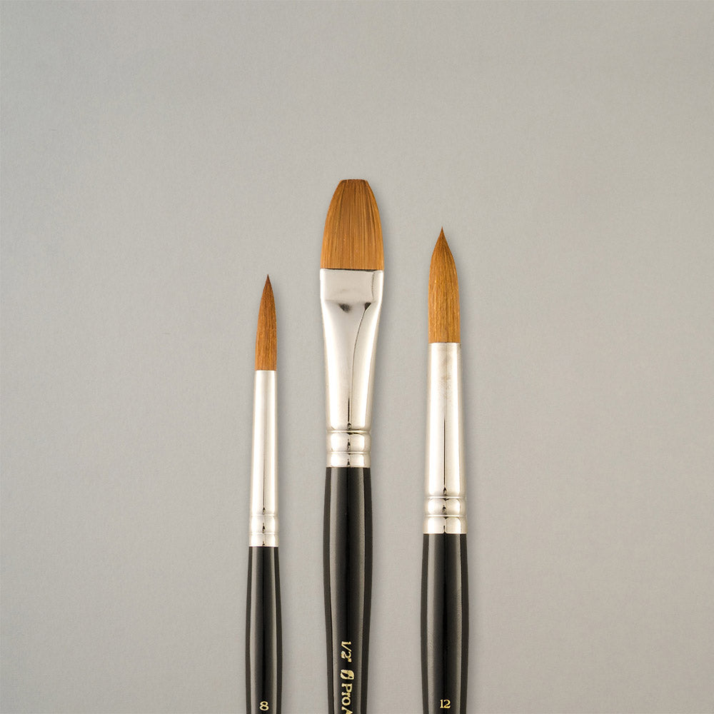 Pro Arte W5 Prolene Watercolour Brush Set in Wallet