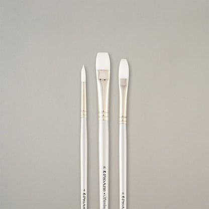 Pro Arte W6 Sterling Acrylix Oil & Acrylic Brush Set in Wallet
