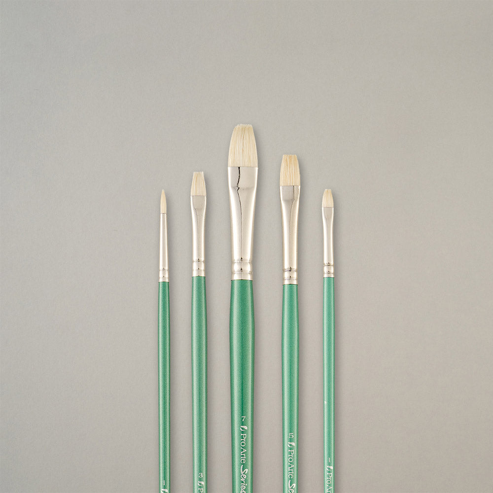 Pro Arte W7A Series A Hog Oil Brush Set in Wallet
