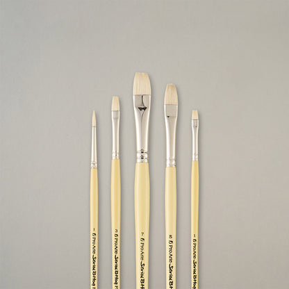 Pro Arte W7B Series B Hog Oil Brush Set in Wallet