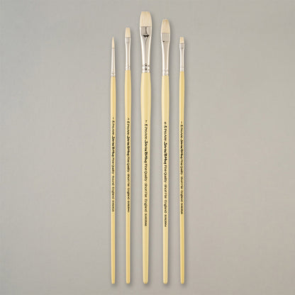 Pro Arte W7B Series B Hog Oil Brush Set in Wallet