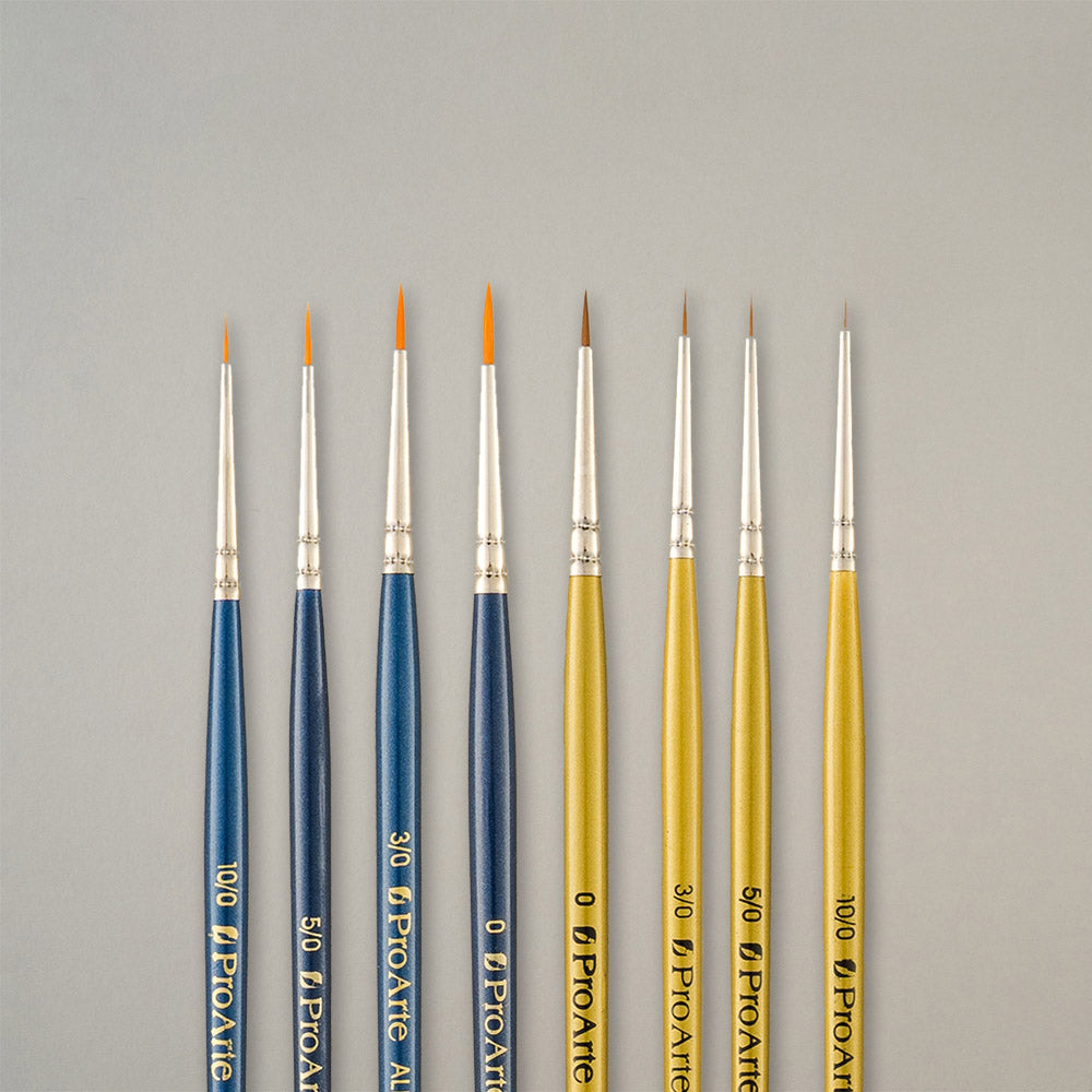 Pro Arte M2 Micro Detail & All Media Model Brush Set