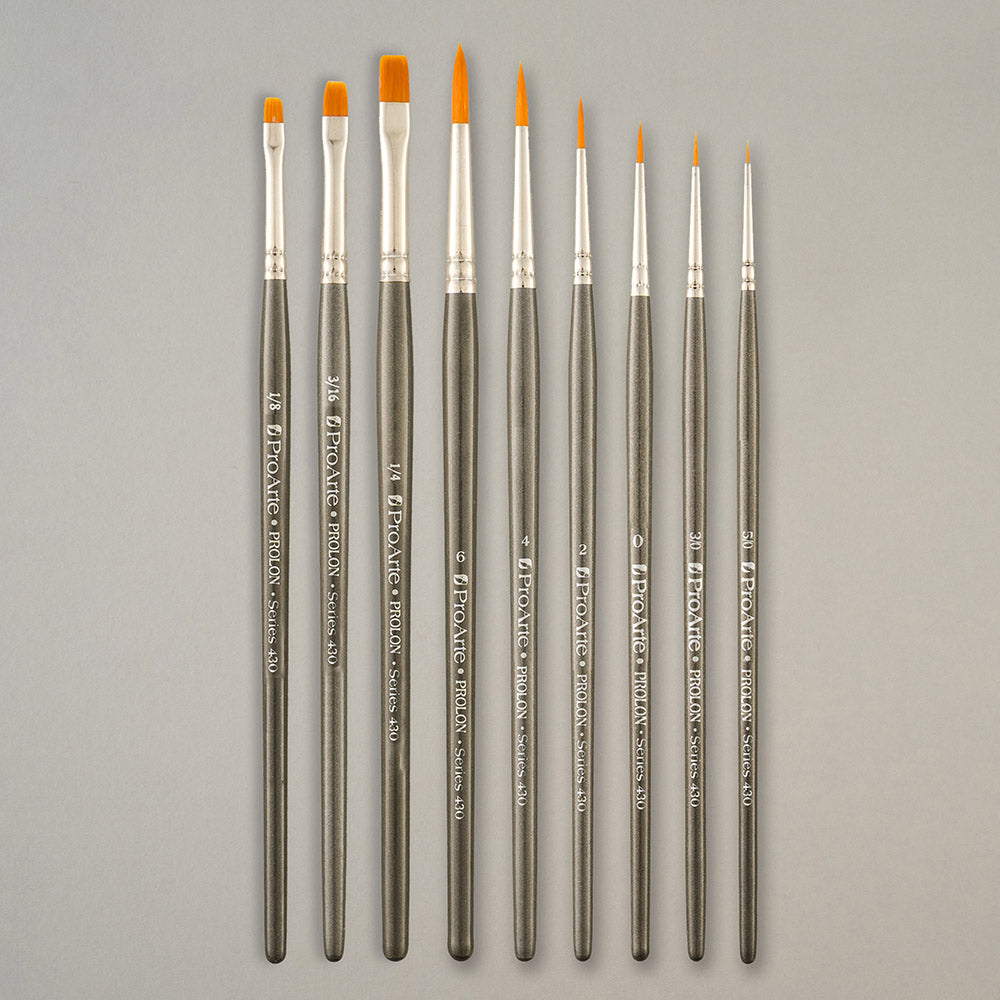 Pro Arte M4 Prolon Model Brush Set of 9