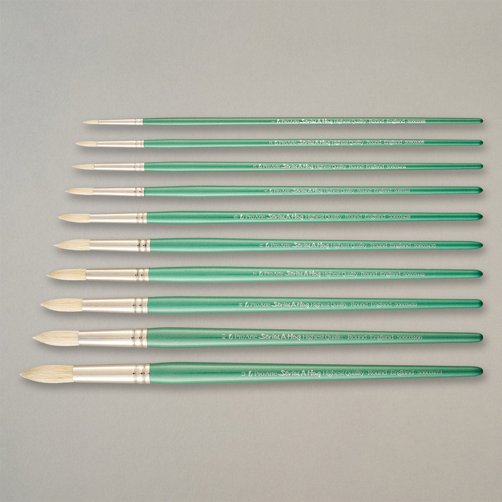 Pro Arte Series A Hog Round Oil Brush