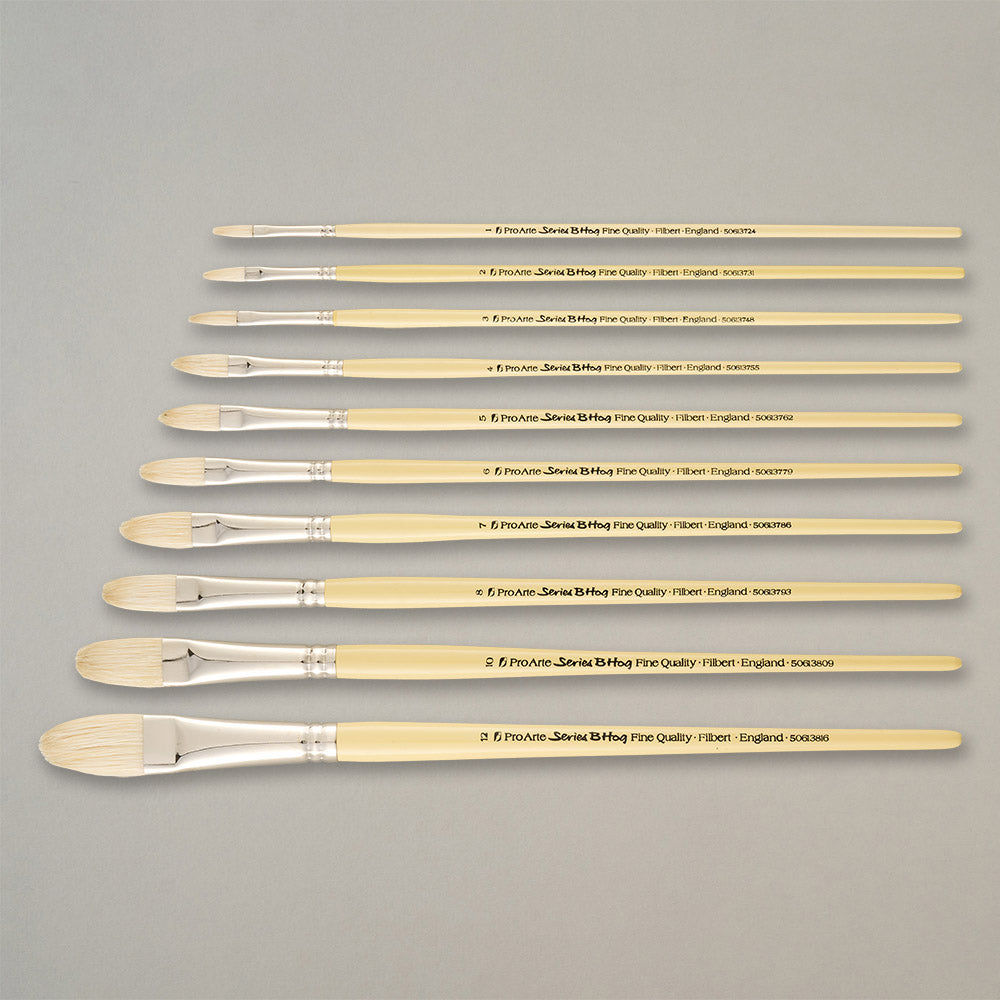 Pro Arte Series B Hog Filbert Oil Brush