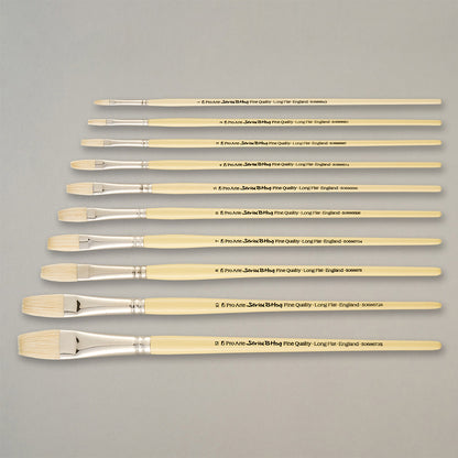 Pro Arte Series B Hog Long Flat Oil Brush
