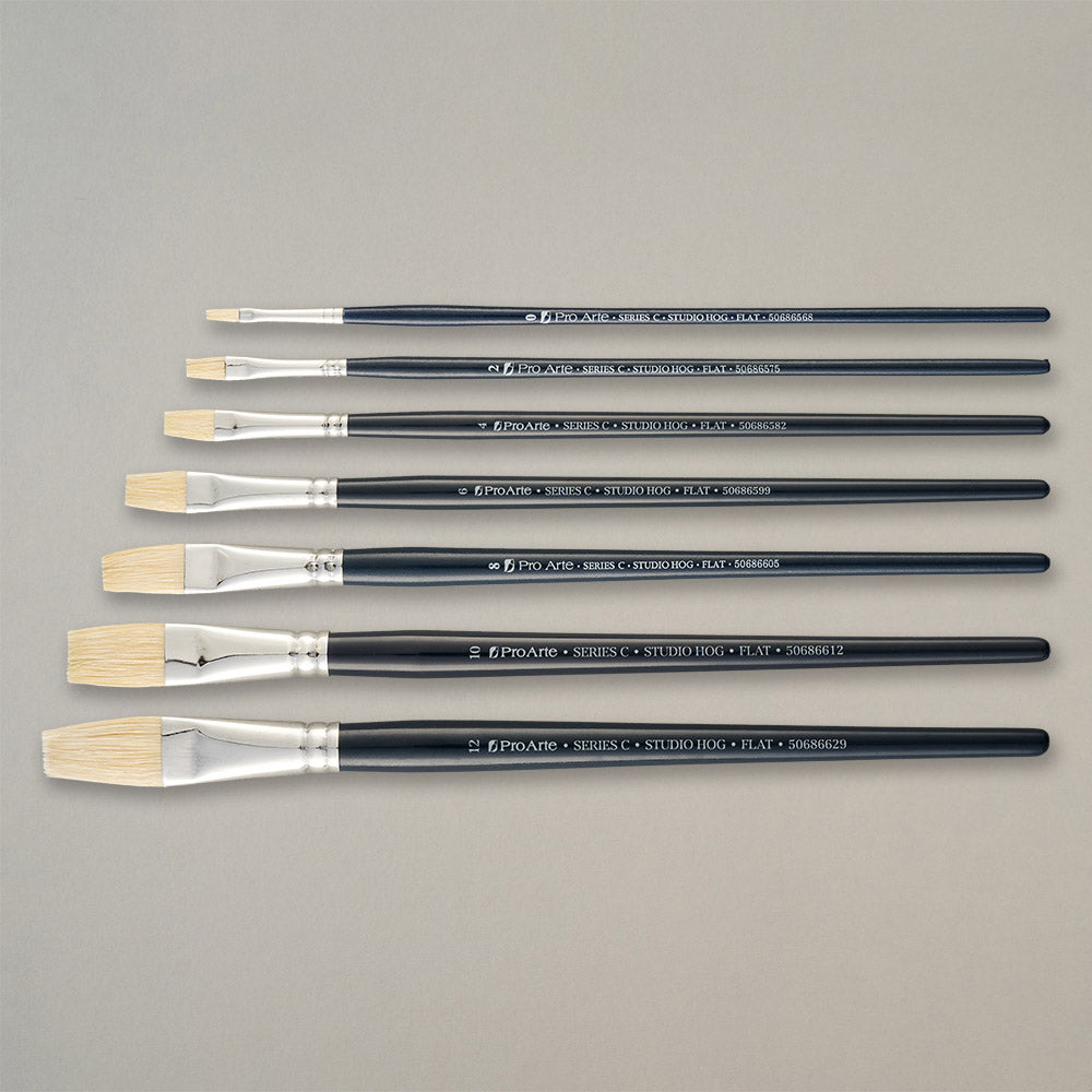 Pro Arte Series C Studio Hog Flat Oil Brush