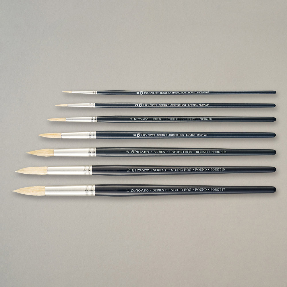 Pro Arte Series C Studio Hog Round Oil Brush