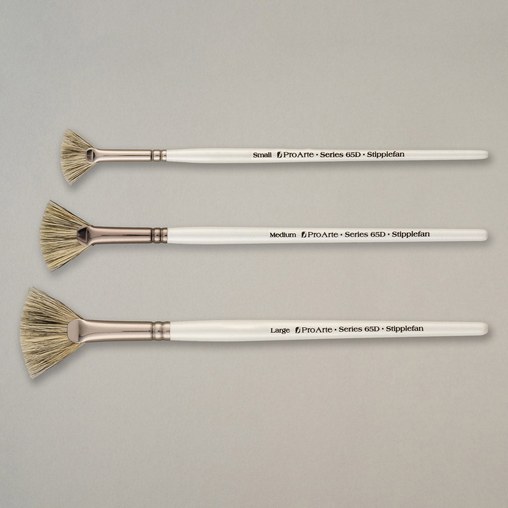 Pro Arte Terry Harrison Stipple Fan Special Effects Brush