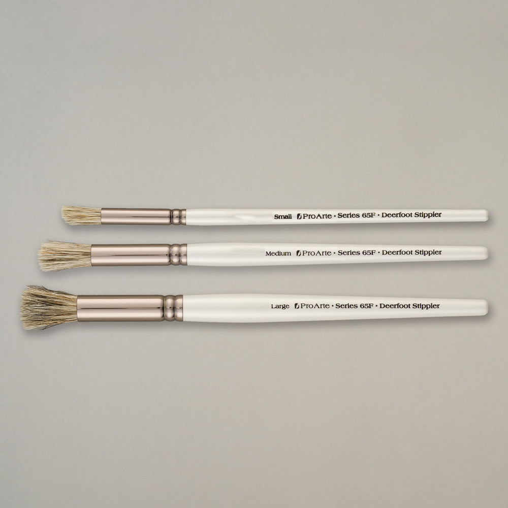 Pro Arte Terry Harrison Deerfoot Stippler Special Effects Brush