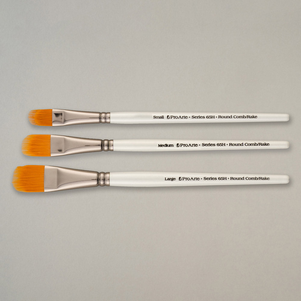 Pro Arte Terry Harrison Round Comb/Rake Special Effects Brush