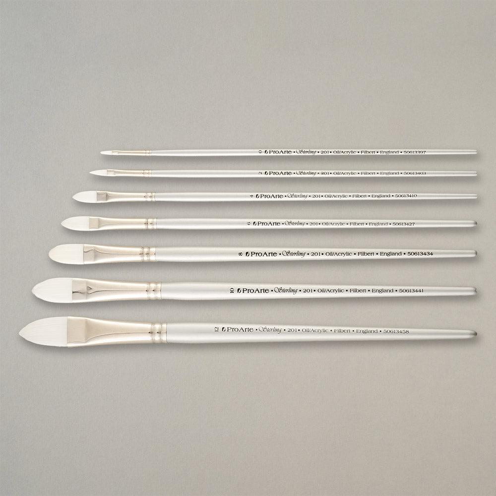 Pro Arte Sterling Acrylix Filbert Oil & Acrylic Brush
