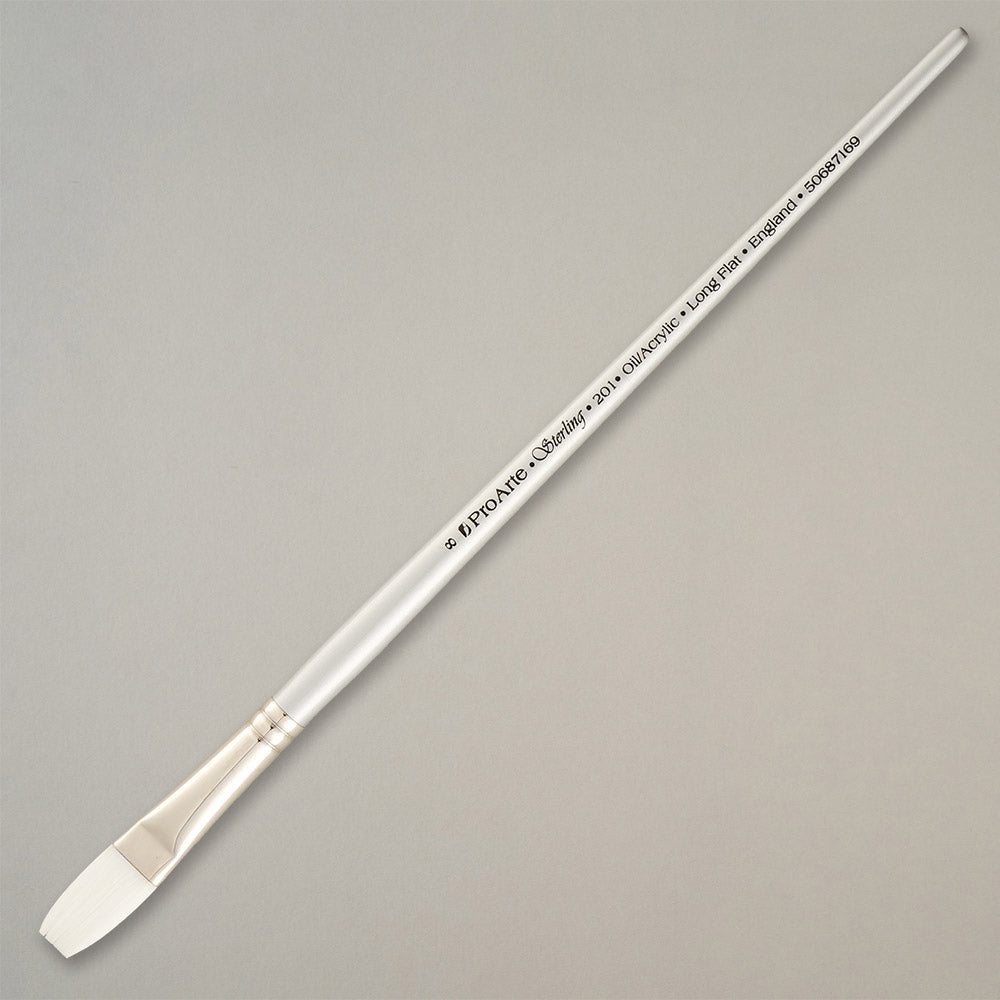 Pro Arte Sterling Acrylix Long Flat Oil & Acrylic Brush