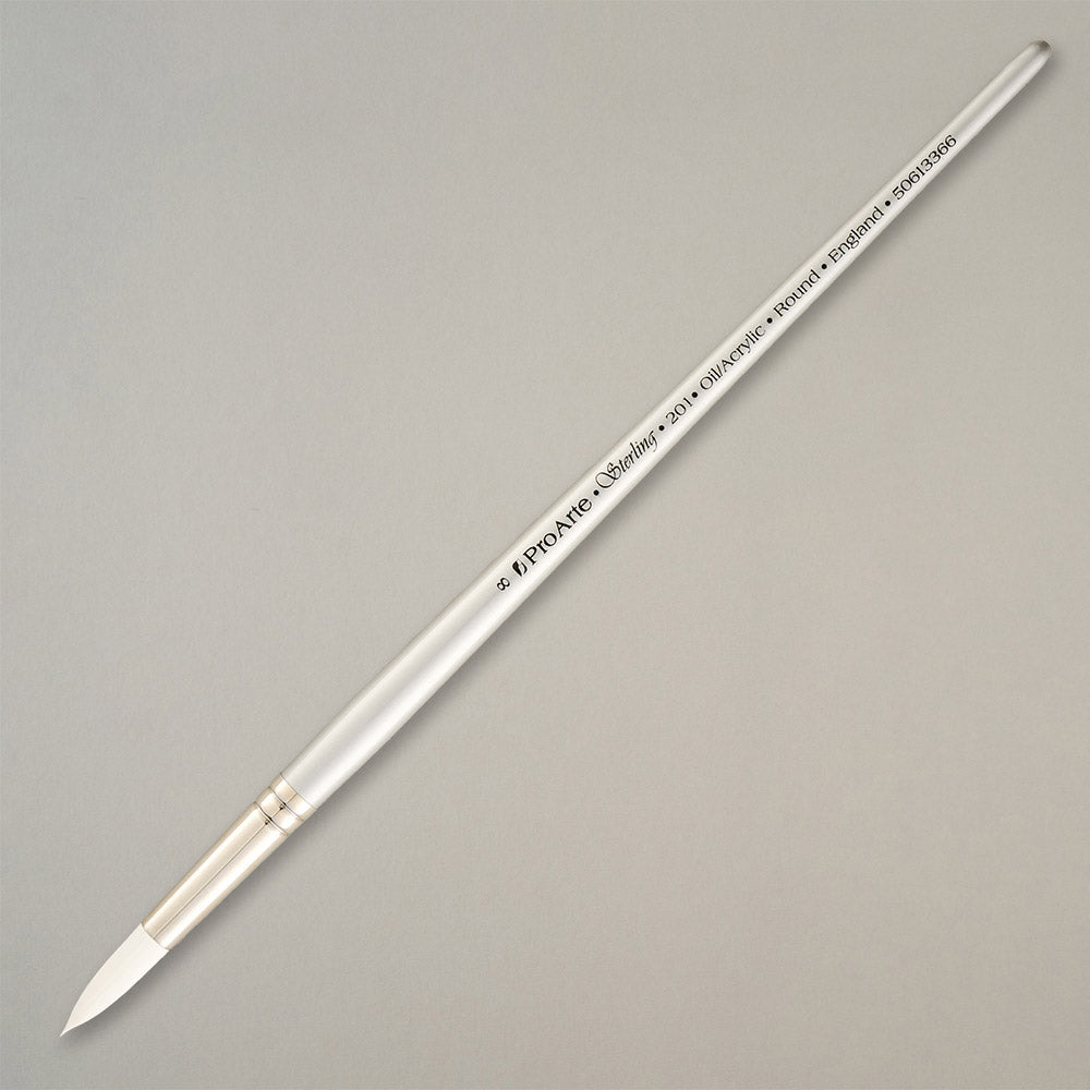Pro Arte Sterling Acrylix Round Oil & Acrylic Brush