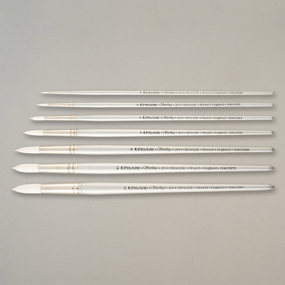 Pro Arte Sterling Acrylix Round Oil & Acrylic Brush