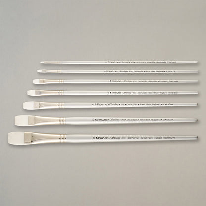 Pro Arte Sterling Acrylix Short Flat Oil & Acrylic Brush