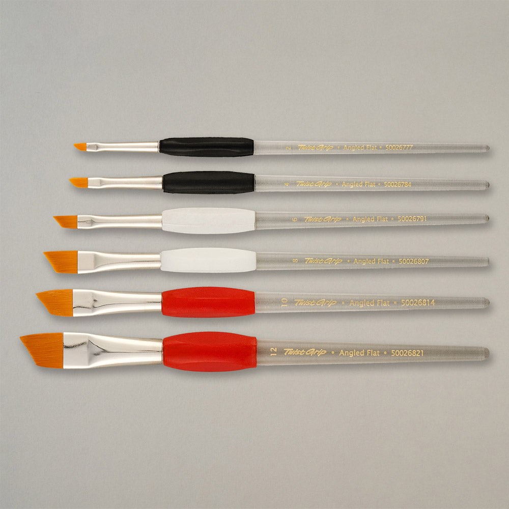 Pro Arte Twist Grip Angled Shader All-Media Brush