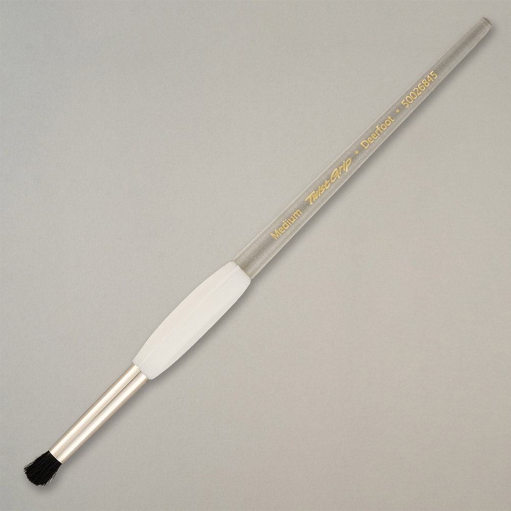 Pro Arte Twist Grip Deerfoot Stippler All-Media Brush