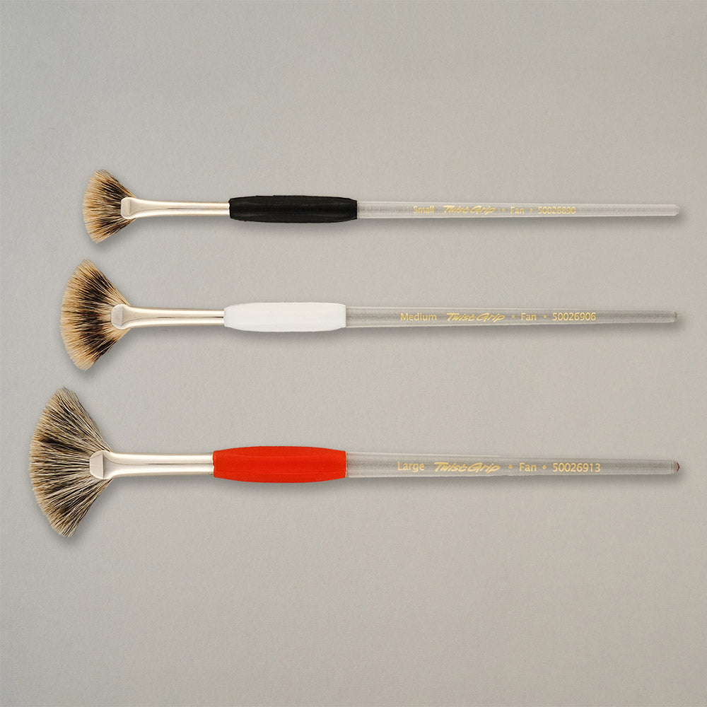 Pro Arte Twist Grip Fan All-Media Brush