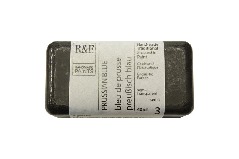 R&F Encaustic Paint 40ml – Prussian Blue