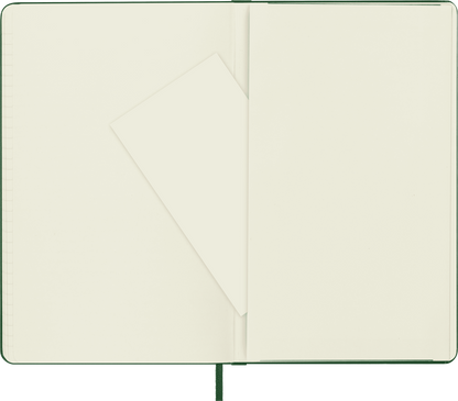 Moleskine Classic Notebook – Large, Plain, Hard Cover, Myrtle Green