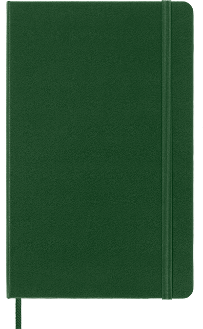 Moleskine Classic Notebook – Large, Plain, Hard Cover, Myrtle Green