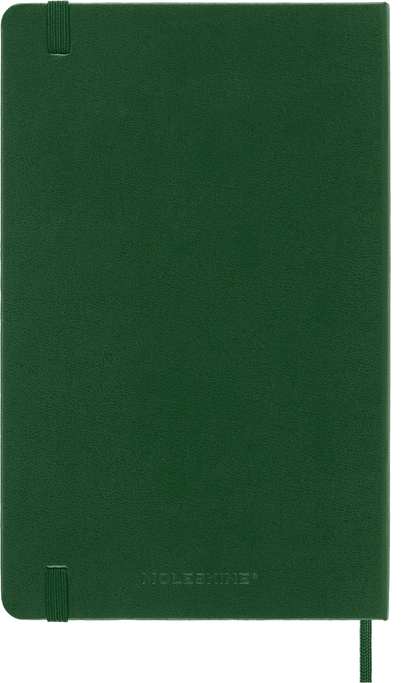 Moleskine Classic Notebook – Large, Plain, Hard Cover, Myrtle Green