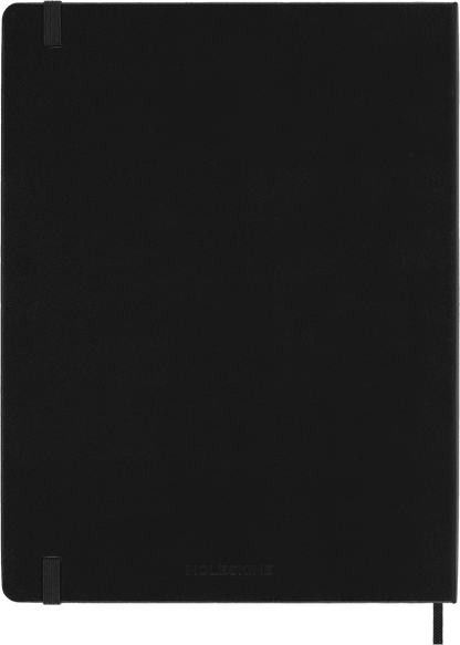 Moleskine Classic Notebook – Extra Large, Plain, Hard Cover, Black