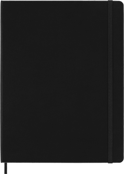 Moleskine Classic Notebook – Extra Large, Plain, Hard Cover, Black