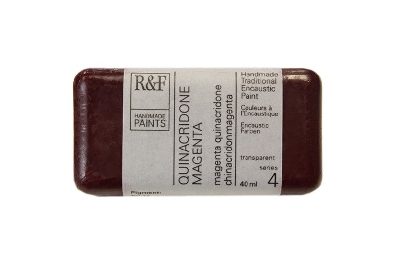 R&F Encaustic Paint 40ml – Quinacridone Magenta