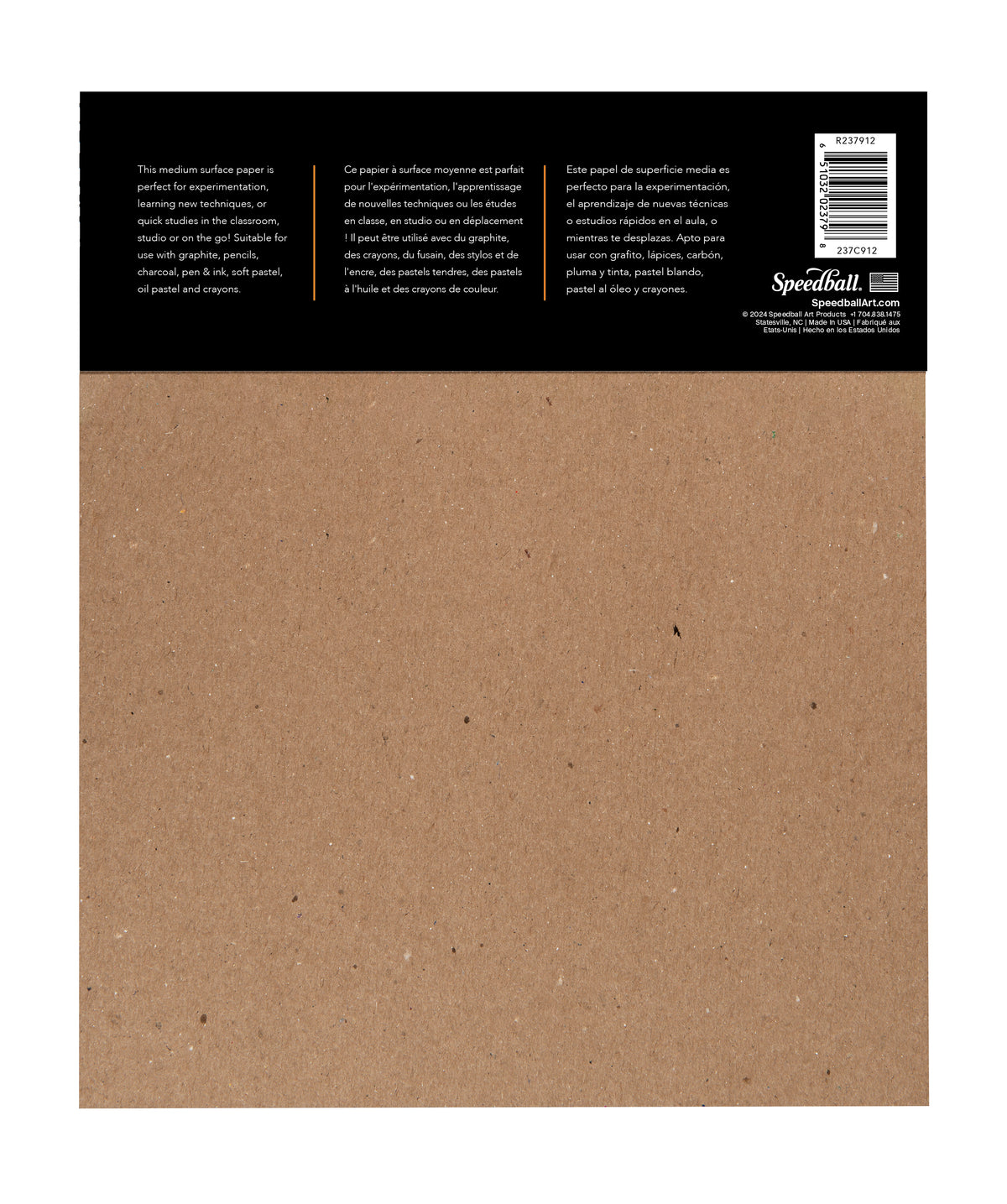 Bienfang Sketch Pad with Fold-Over Cover 9 x 12in (22.9 x 30.5cm)